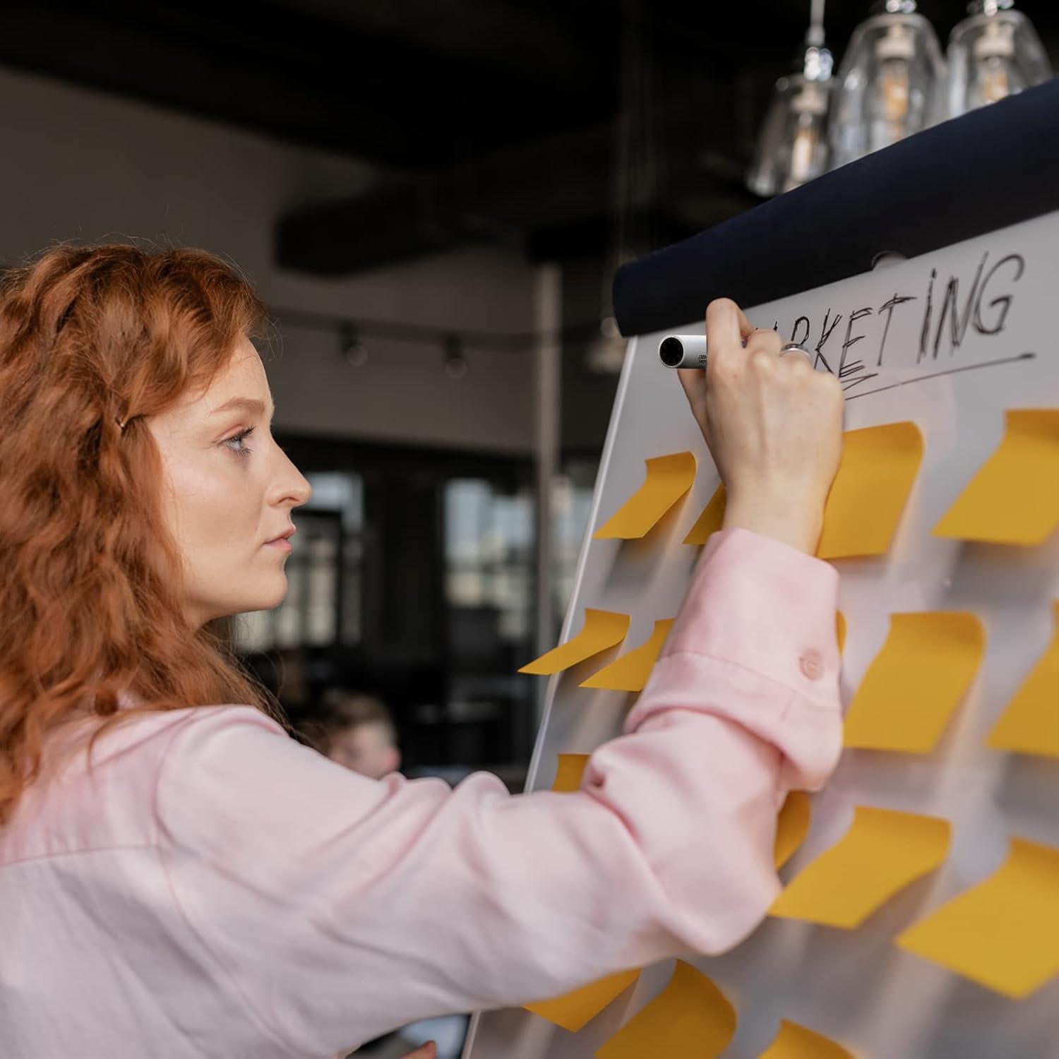 imageComix Low Odor Dry Erase Markers 36 Bulk Black Color Whiteboard Markers Chisel Tip Thick Markers for Kids Teachers36 Count 4 Colors