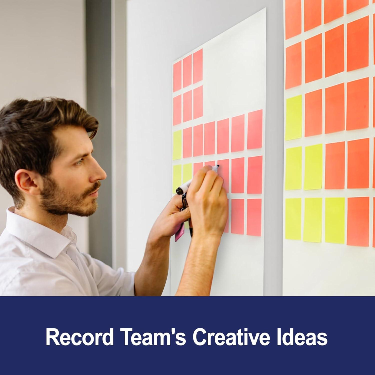 imageComix Sticky Easel Pad 25 x 30 Inches Flip Chart Paper for Teachers Large Self Stick Easel Paper for Office School Classroom Supplies 30 SheetsPad 4 PadsPack4 Packs