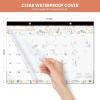 COMIX 18 Month Desk Calendar 2025-2026 (July 2025–Dec 2026) – 17″ x 12″ Wall Calendar with to-Do List & Notes,2026 Calendar Monthly Planner for Home, School, or Office Organization(Delicate Floral)