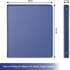 COMIX 3 Ring Binder 1 inch with Clear View Cover, 1″ View Binder Holds 200 Sheets of US Letter Size Paper, 6 Pack (Dark Blue)(Blue)