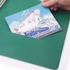 COMIX 3 Ring Binder 1 inch with Clear View Cover, 1″ View Binder Holds 200 Sheets of US Letter Size Paper, 6 Pack (Dark Blue)(Green)