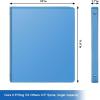 COMIX 3 Ring Binder 1 inch with Clear View Cover, 1″ View Binder Holds 200 Sheets of US Letter Size Paper, 6 Pack (Dark Blue)(Light Blue)