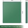 COMIX 3 Ring Binder 1 inch with Clear View Cover, 1″ View Binder Holds 200 Sheets of US Letter Size Paper, 6 Pack (Dark Blue)(Multicolored)