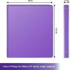 COMIX 3 Ring Binder 1 inch with Clear View Cover, 1″ View Binder Holds 200 Sheets of US Letter Size Paper, 6 Pack (Dark Blue)(Purple)