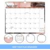 Comix 2026 Wall Calendar 11×14 inches Jan 2026–Dec 2026, Macaron Colors,12 months, Calendar Monthly Planner with Large Writing Blocks, For Home,School and Office(Fluid Art)