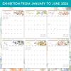 Comix 2026 Wall Calendar 11.5×14 Inch – 12 Month Jan to Dec 2026, Thick 120GSM Paper, Large Blocks Monthly Planner for Notes, Home Office & School Scheduling(Simple Floral)
