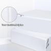Comix Durable 3 Ring Binder, 3 inch D Ring Binders, Hold 725 Sheets of US Letter Size Paper, 2 Pack (White)(White)