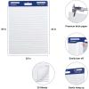 Comix Lined Sticky Easel Pad, 25 x 30 Inches Flip Chart Paper for Teachers, Large Self Stick Easel Paper, 30 Sheets/Pad, 2 Pads/Pack(White Paper/2 Pack)