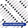 Comix Low Odor Dry Erase Markers, 36 Bulk Black Color Whiteboard Markers, Chisel Tip Thick Markers for Kids Teachers(36 Count Black Color)