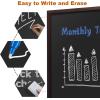 Comix Magnetic Chalkboard, 36 x 24 Inches Wooden-Framed Blackboard, Hanging Chalk Board for School Office Home and Restaurant Menu(36” × 24”)