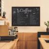 Comix Magnetic Chalkboard, 36 x 24 Inches Wooden-Framed Blackboard, Hanging Chalk Board for School Office Home and Restaurant Menu(36” × 24”)