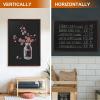 Comix Magnetic Chalkboard, 36 x 24 Inches Wooden-Framed Blackboard, Hanging Chalk Board for School Office Home and Restaurant Menu(36” × 24”)