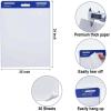 Comix Sticky Easel Pad, 25 x 30 Inches Flip Chart Paper for Teachers, Large Self Stick Easel Paper, 30 Sheets/Pad, 2 Pads/Pack(12 Packs)