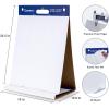 Comix Sticky Portable Tabletop Easel Pads, 15 x 18 Inches Flip Chart Paper for Training, Presentation, Meetings, Doodling, 20 Sheets/Pad, 4 Pads/Pack(20×23 inch)