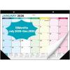 COMIX 18 Month Desk Calendar 2025-2026 (July 2025–Dec 2026) – 17″ x 12″ Wall Calendar with to-Do List & Notes,2026 Calendar Monthly Planner for Home, School, or Office Organization(Jan 2025 -December 2026)
