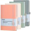 Comix 6 Pack Lined Journal Notebooks for Work, 240 Pages, 5.5″x8.3″, Black, Hardcover, A5 Medium College Ruled, Journaling Notebooks for Notes-taking, Fits for Office School Home(Assorted Morandi)