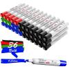 Comix Dry Erase Markers, Chisel Tip Whiteboard Markers, 36 Count 4 Assorted Colors Low Odor Markers for Kids Teachers Office & School Supplies(36 Count 4 Colors (20 Black))