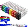Comix Dry Erase Markers, Chisel Tip Whiteboard Markers, 36 Count 4 Assorted Colors Low Odor Markers for Kids Teachers Office & School Supplies(36 Count 12 Colors)