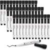 Comix Dry Erase Markers, Fine Tip Whiteboard Magnetic Markers with Eraser Cap, 36 Bulk 12 Colors Low Odor Markers for Kids Teachers(36 Count Black Color)