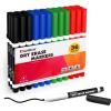Comix Fine Tip Dry Erase Markers, Low Odor Whiteboard Markers, 36 Bulk 4 Assorted Colors Markers for Kids Teachers Office & School Supplies