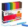 Comix Low Odor Dry Erase Markers, Fine Tip Whiteboard Markers, 36 Bulk 12 Assorted Colors Markers for Kids Teachers Office & School Supplies
