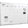 Comix Magnetic Dry Erase Calendar Whiteboard, 24 x 18 Inches Monthly Calendar Dry Erase Board for Wall, Aluminum Frame Planner White Board with Markers, Eraser, Magnets(36 * 24 inches)
