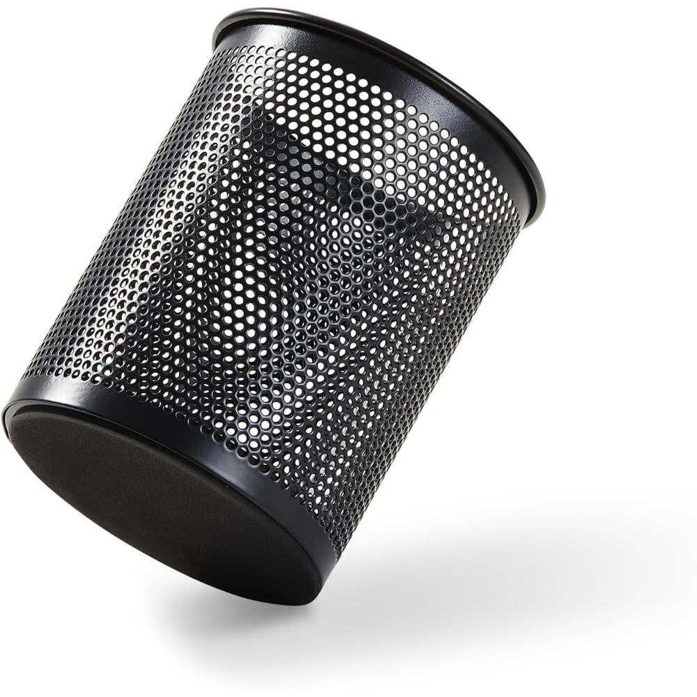 imageComix Pen Holder Desk Organizer Wire Mesh Pencil Cup with Foam Pad and NonSlip Bottom Office Supplies Desk Accessories for Home Office School 1 Pack1 Pack