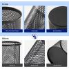 Comix Pen Holder Desk Organizer, Wire Mesh Pencil Cup with Foam Pad and Non-Slip Bottom Office Supplies Desk Accessories for Home Office School, 1 Pack(2 Packs)