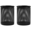 Comix Pen Holder Desk Organizer, Wire Mesh Pencil Cup with Foam Pad and Non-Slip Bottom Office Supplies Desk Accessories for Home Office School, 1 Pack(2 Packs)