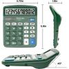 Comix Desk Calculator with 12 Digits Large LCD Display, Solar Battery Dual Power, Large Computer Keys Basic Calculator for Home Office School(C-1832GR)