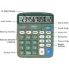Comix Desk Calculator with 12 Digits Large LCD Display, Solar Battery Dual Power, Large Computer Keys Basic Calculator for Home Office School(C-1832GR)