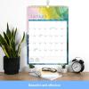 Comix 2026 Wall Calendar 12×17 Inch – 12 Month Jan to Dec 2026, Thick 120GSM Paper, Large Blocks Monthly Calendar for Notes, Home Office & School Scheduling(Tie-dye Style)