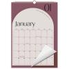 Comix 2026 Wall Calendar 12×17 Inch – 12 Month Jan to Dec 2026, Thick 120GSM Paper, Large Blocks Monthly Calendar for Notes, Home Office & School Scheduling(Solid Color)