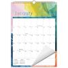 Comix 2026 Wall Calendar 12×17 Inch – 12 Month Jan to Dec 2026, Thick 120GSM Paper, Large Blocks Monthly Calendar for Notes, Home Office & School Scheduling(Tie-dye Style)