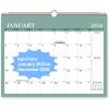Comix 2026 Wall Calendar 14×11 Inch – 12 Monthly Calendar, January 2026 to December 2026, Calendar with Spiral Binding Week Numbers, Gift for Holiday, Ideal for School, Home and Office,Christmas Style(Macaron Colors)