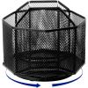 Comix 360° Rotating Pen Holder for Desk, 5 Compartments Office Desk Organizer, Black Mesh Metal Pencil Holder Cup for Office Home School(B2052)