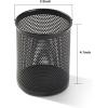 Comix Mesh Pen Holder Desk, Wire Pencil Holder with Foam Pad and Non-Slip Bottom Office Supplies Desk Organizer for Home Office School, 10 Packs(B2002-10Packs)