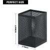 Comix Mesh Pen Holder Desk, Wire Pencil Holder with Foam Pad and Non-Slip Bottom Office Supplies Desk Organizer for Home Office School, 10 Packs(B2003-10Packs)