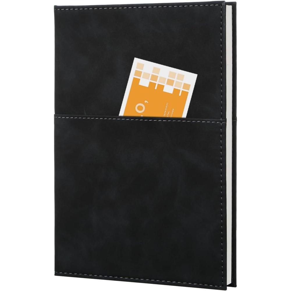 imageCOMIX 3 Pack Lined Journal Notebooks  240 Pages 575quot x 83quot Journaling Notebooks for Women ampamp Men Fits for Work Diary Travel School Business Church Hardcover A5 College RuledBlack