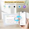 COMIX 10.1-inch Smart Digital Wall Calendar,Electronic Calendar with Touch Screen Display–Family Organizer for 2026 Schedules & Chore Charts,Includes Wall Mount,Ideal for Home & Office