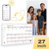 COMIX 27-inch Smart Digital Wall Calendar,Electronic Calendar with Touch Screen Display–Family Organizer for 2026 Schedules & Chore Charts,Includes Wall Mount,Ideal for Home & Office