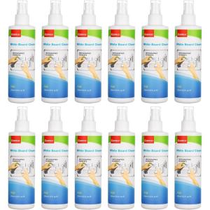Comix Non-toxic Whiteboard Cleaner, 8.5oz White Board Cleaning Spray, Low Odor Dry Erase Cleaner, 6 Pack(1 Count (Pack of 12))