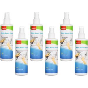 Comix Non-toxic Whiteboard Cleaner, 8.5oz White Board Cleaning Spray, Low Odor Dry Erase Cleaner, 6 Pack(1.42 Fl Oz (Pack of 6))