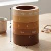 Comix Calender Pen Holder for Desk, Cute Platsic Pencil Holder, Green Desk Organizer for Home School Office Supplies(Brown)