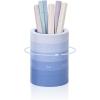 Comix Calender Pen Holder for Desk, Cute Platsic Pencil Holder, Green Desk Organizer for Home School Office Supplies(Blue)