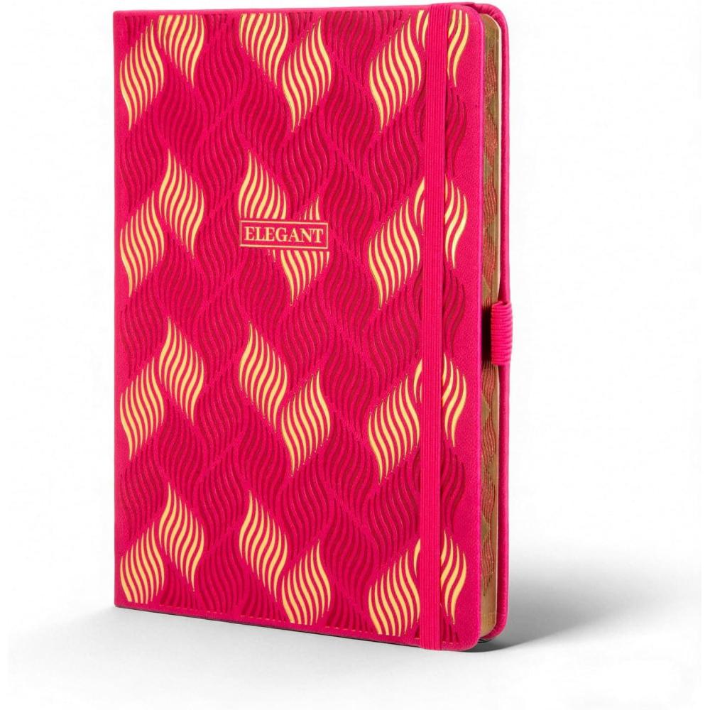 image:imageCOMIX Lined Journal for Women 192 Pages 100GSM Paper 55 x 83 Hardcover A5 Medium College Ruled Daily Journal Notebook with Gift Box Fits for Office School Home LavenderRed