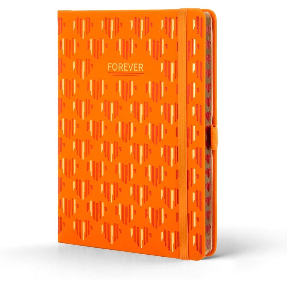 image:imageCOMIX Lined Journal for Women 192 Pages 100GSM Paper 55 x 83 Hardcover A5 Medium College Ruled Daily Journal Notebook with Gift Box Fits for Office School Home LavenderOrange
