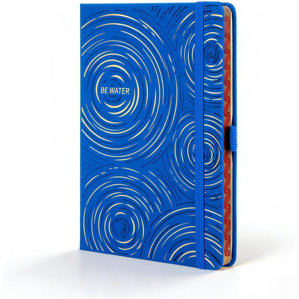 image:imageCOMIX Lined Journal for Women Men 192 Pages 100GSM Paper 55 x 83 Hardcover A5 Medium College Ruled Daily Journal Notebook with Gift Box Fits for Office School Home Dark BlueDark Blue