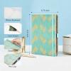 COMIX Lined Journal for Women, 192 Pages, 100GSM Paper, 5.5″ x 8.3″, Hardcover, A5 Medium College Ruled, Daily Journal Notebook with Gift Box, Fits for Office School Home, Lavender(Mint Green)