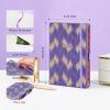 COMIX Lined Journal for Women, 192 Pages, 100GSM Paper, 5.5″ x 8.3″, Hardcover, A5 Medium College Ruled, Daily Journal Notebook with Gift Box, Fits for Office School Home, Lavender(Lavender)